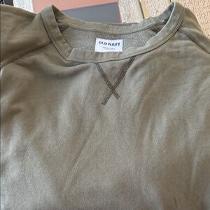 NWOT Old Navy Olive Crewneck Sweatshirt